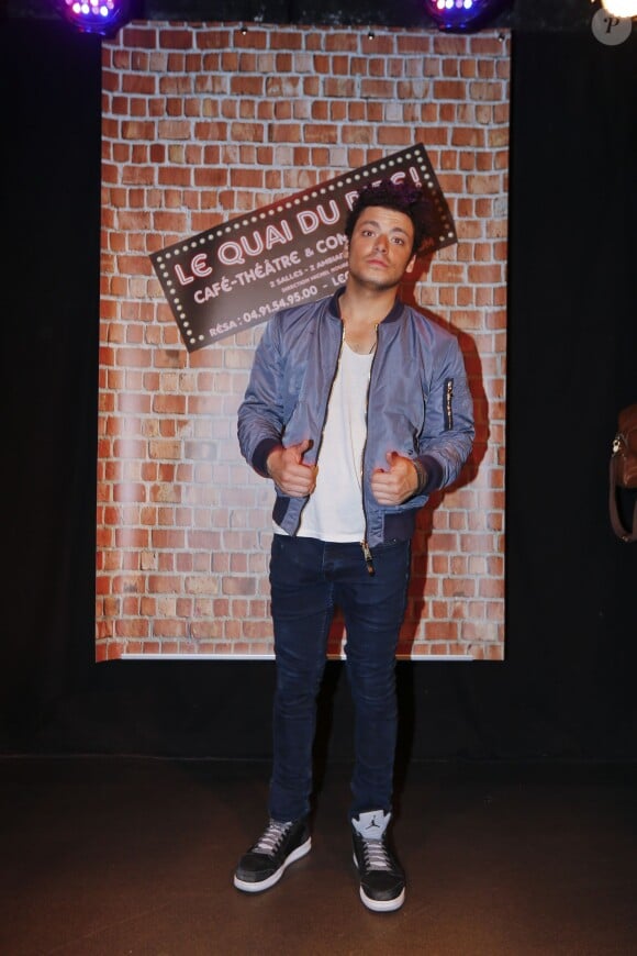 Exclusif - Kev Adams inaugure le 1er Comédie Club qui porte son nom, "Quai du Rire Comédie Club Espace Kev Adams" à Marseille le 30 mai 2014.
