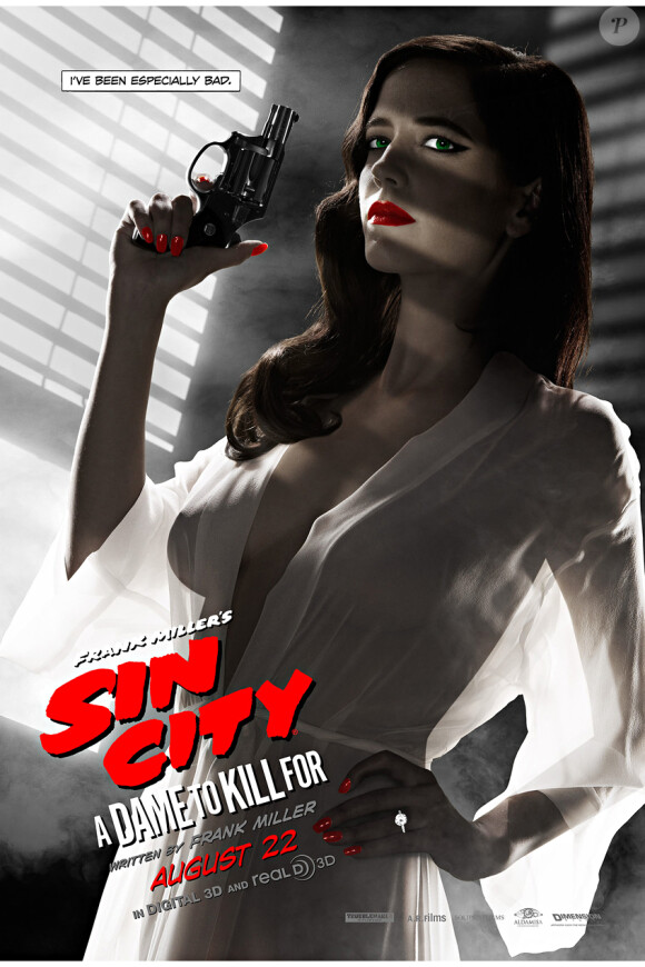 Eva Green sur le poster du film Sin City : j'ai tué pour elle.
