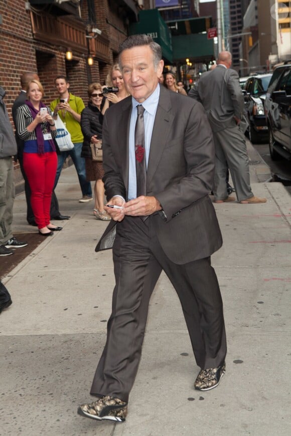 Robin Williams à New York le 25 septembre 2013