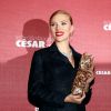 Scarlett Johansson (César d'honneur) - 39e cérémonie des Cesar au théâtre du Châtelet à Paris le 28 février 2014.