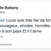 Message d'Isabelle Balkany pour consoler Louis Sarkozy, juin 2014.