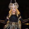 Madonna lors du Super Bowl 2012 à Indianapolis