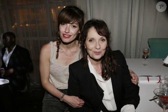 Jennifer Ayache et sa mère Chantal Lauby lors de la soirée au 3.14 à Cannes le 22 mai 2014