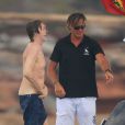  Exclusif -&nbsp; Paul McCartney et sa femme Nancy Shevell passent un moment sur un bateau &agrave; Aguas Pitiusas, le 23 juin 2014, pendant leurs vacances &agrave; Ibiza.  