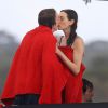 Exclusif - Prix Spécial - Paul McCartney et sa femme Nancy Shevell passent un moment sur un bateau à Aguas Pitiusas, le 23 juin 2014, pendant leurs vacances à Ibiza. Exclusive - For Germany Call For Price - Singer Paul McCartney and Nancy Shevell on holiday in Ibiza, on Monday 23th June, 2014. They enjoy a good time in Aguas Pitiusas on a boat.23/06/2014 - Ibiza