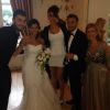 Linda, Shanna, Thibault et les mariés. Le 7 juillet 2014.