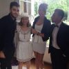 Linda a posté des photos du mariage de son fils Alexandre sur son compte Twitter. Shanna et Thibault étaient invités. Le 7 juillet 2014.