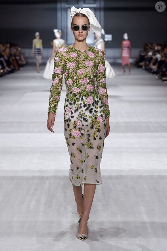 Défilé haute couture Giambattista Valli autonmne-hiver 2014-2015 au Grand Palais. Paris, le 7 juillet 2014.