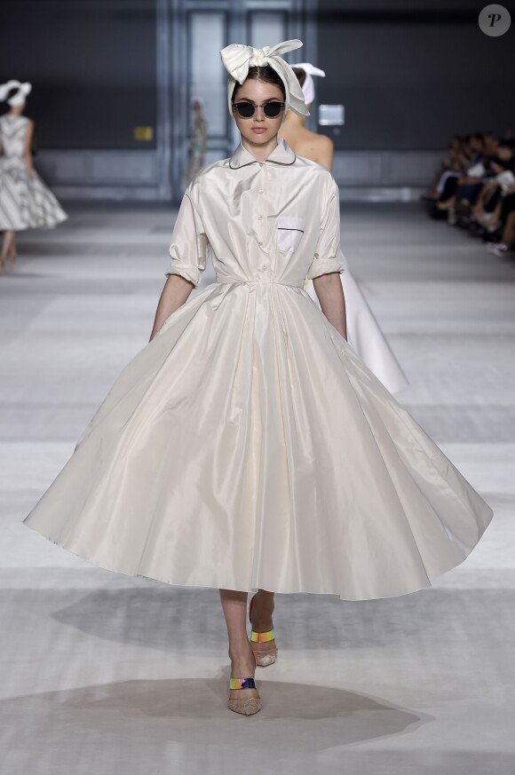 Défilé haute couture Giambattista Valli autonmne-hiver 2014-2015 au Grand Palais. Paris, le 7 juillet 2014.