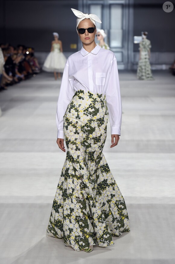 Défilé haute couture Giambattista Valli autonmne-hiver 2014-2015 au Grand Palais. Paris, le 7 juillet 2014.