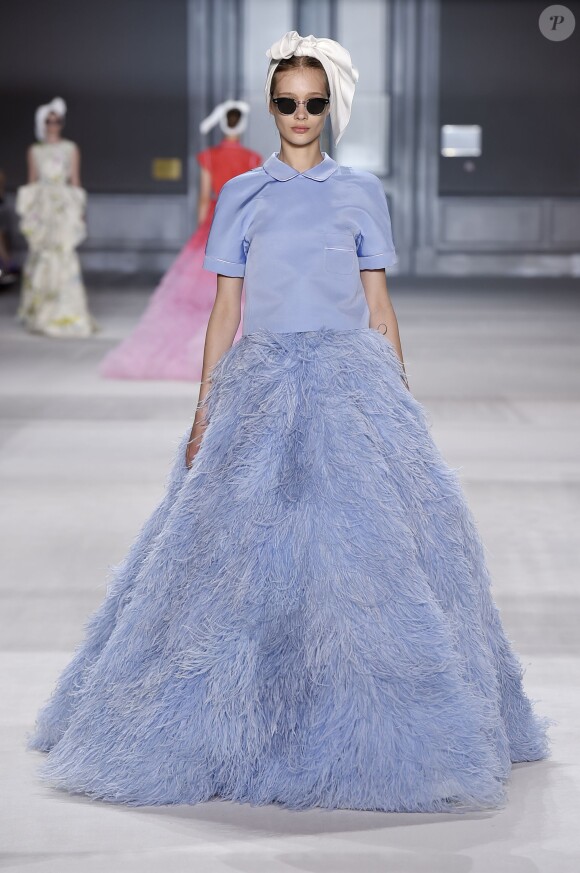 Défilé haute couture Giambattista Valli autonmne-hiver 2014-2015 au Grand Palais. Paris, le 7 juillet 2014.