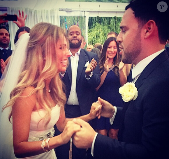 Scooter Braun, le manager de Justin Bieber s'est marié avec Yael Cohen, le 7 juillet 2014.