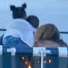 Exclusif - Beyoncé, Jay-Z et leur fille Blue Ivy passent une journée en famille sur un magnifique yacht à Miami, le 27 juin 2014.