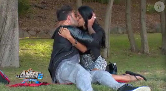 Shanna et Thibault, amoureux dans "Les Anges de la télé-réalité 6", sur NRJ 12 le jeudi 1er mai 2014