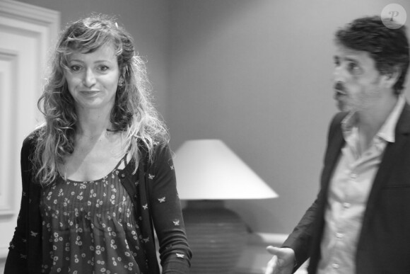 Julie Ferrier et Pascal Elbé au Festival du Film Vietnamien de Saint-Malo, le 5 juillet 2014.