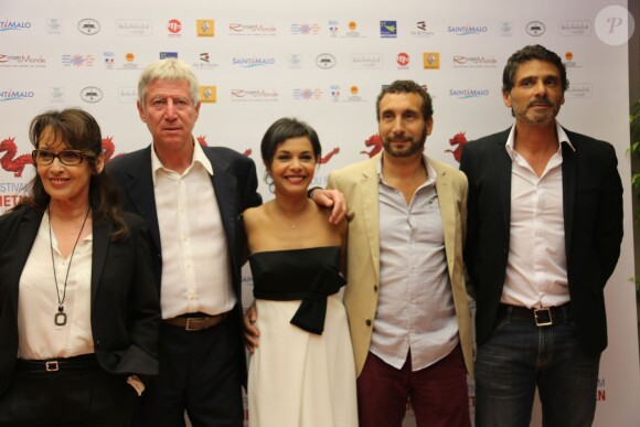 Le jury et son président Régis Wargnier au Festival du Film Vietnamien de Saint-Malo, le 6 juillet 2014.