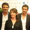Pascal Elbé, Chantal Lauby et Kamel Belghazi lors du 1er Festival du Film Vietnamien de Saint-Malo, le 3 juillet 2014.
