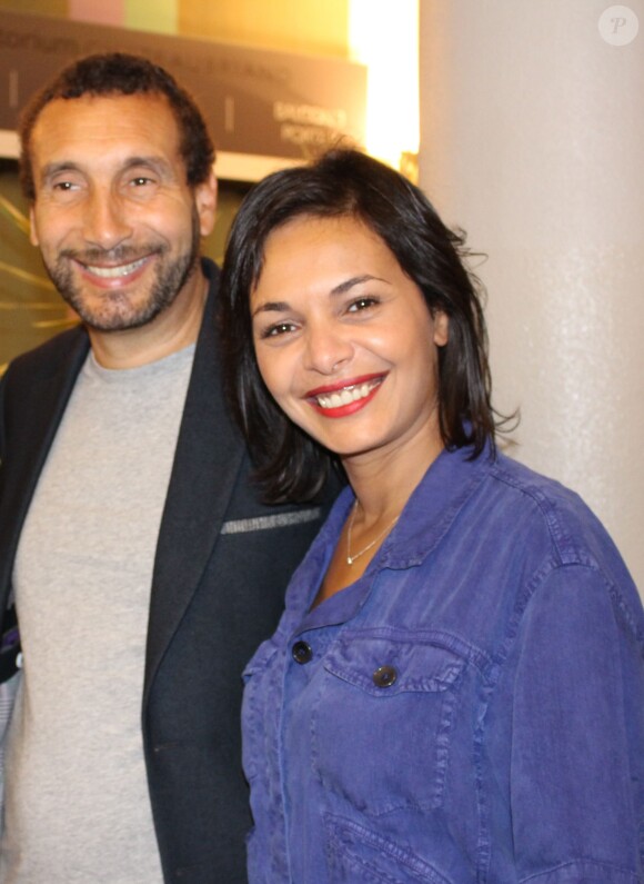 Zinedine Soualem et Saïda Jawad lors du 1er Festival du Film Vietnamien de Saint-Malo, le 2 juillet 2014.