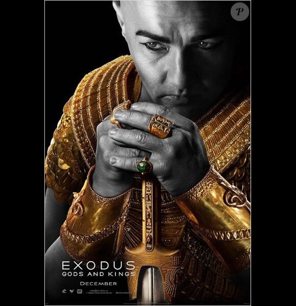 Joel Edgerton sur l'affiche d'Exodus : Gods and Kings.
