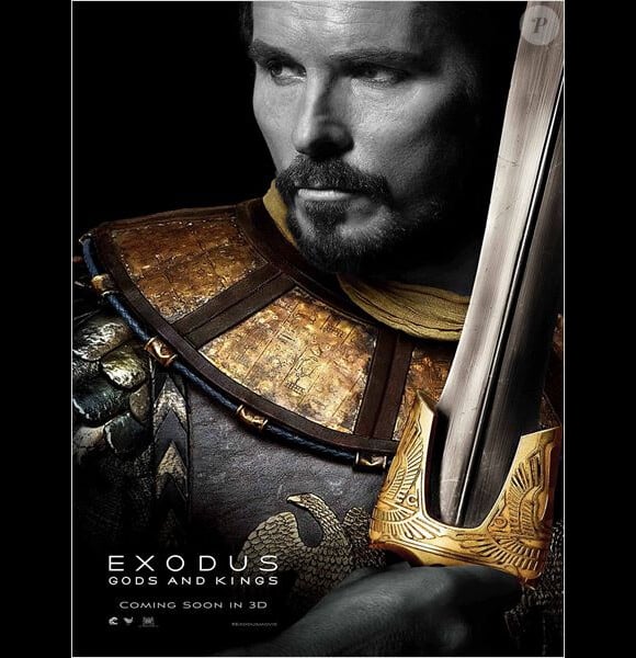 Christian Bale sur l'affiche d'Exodus : Gods and Kings.