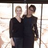 Exclusif - Laurence Ferrari et Audrey Pulvar à l'inauguration privée de la nouvelle boutique Lalique Joaillerie à Paris. Le 8 juillet.