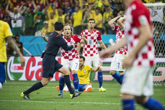 Ivan Rakitic - Match d'ouverture de la Coupe du Monde entre le Brésil et la Croatie à Sao Paulo au Brésil le 12 juin 2014.