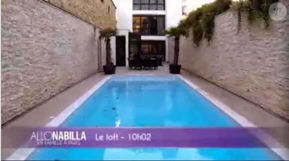 Le loft dans Allô Nabilla 2, sur NRJ12, le vendredi 11 juillet 2014