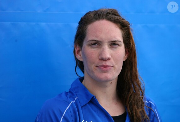 Camille Muffat au meeting Arena à Canet-en-Roussillon, en juin 2012. La nageuse a annoncé le 12 juillet 2014, dans L'Equipe, sa retraite sportive, à 25 ans seulement.
