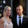 Oscar Pistorius et Reeva Steenkamp lors des Feather Awards le 4 novembre 2012 à Johannesburg