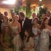 Jessica Simpson et Eric Johnson lors de leur mariage qui s'est déroulé dans un cadre de rêve à Santa Barbara, le 5 juillet 2014.