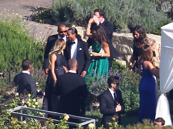 Mariage de Jessica Simpson et de Eric Johnson à Santa Barbara, le 5 juillet 2014.