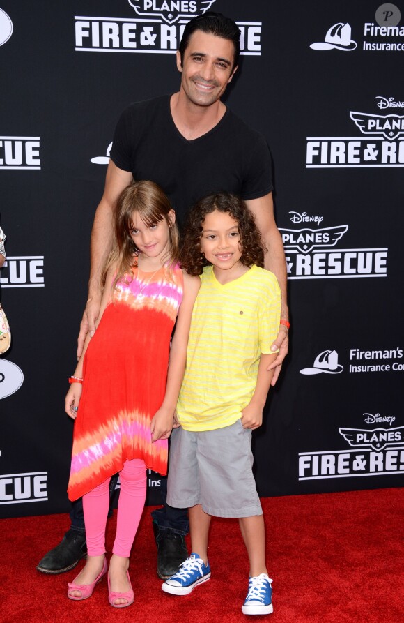 Gilles Marini à la première du film "Planes 2 : Fire & Rescue" à Hollywood, le 15 juillet 2014.