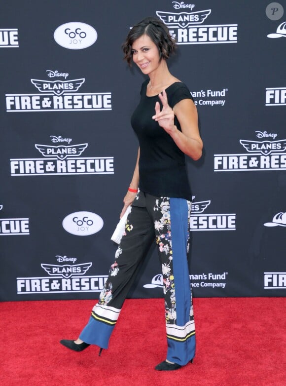 Catherine Bell à la première du film "Planes 2 : Fire & Rescue" à Hollywood, le 15 juillet 2014.