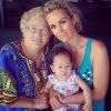 Photo hommage de Laeticia Hallyday à sa grand-mère Elyette pour son anniversaire le 5 juillet. 