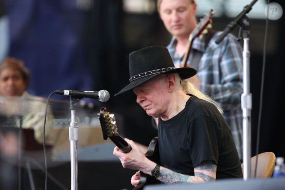 Johnny Winter à Chicago, le 28 juillet 2007. 
