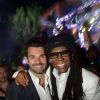 Antoine Chevanne et Niel Rogers le jeudi 17 juillet 2014, à la soirée annuelle du célèbre Byblos, à Saint-Tropez. 
