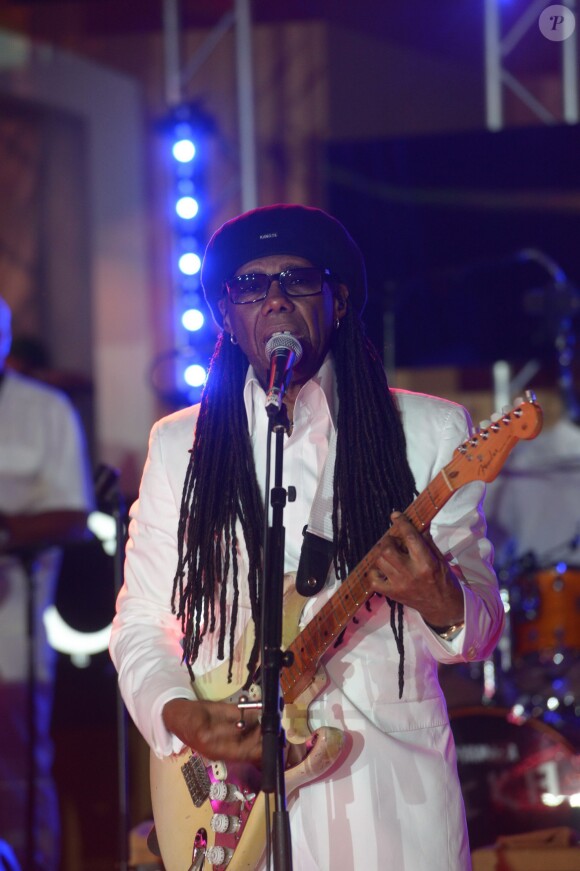Niel Rogers le jeudi 17 juillet 2014, à la soirée annuelle du célèbre Byblos, à Saint-Tropez. 