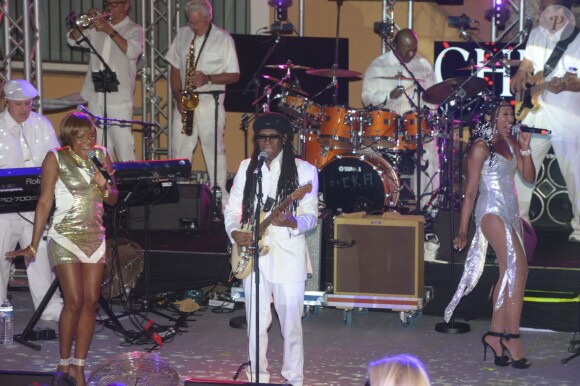 Niel Rogers le jeudi 17 juillet 2014, à la soirée annuelle du célèbre Byblos, à Saint-Tropez. 