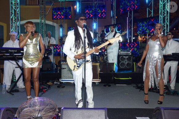 Niel Rogers le jeudi 17 juillet 2014, à la soirée annuelle du célèbre Byblos, à Saint-Tropez. 