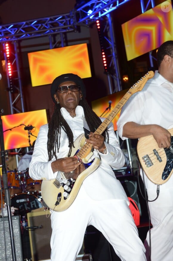 Niel Rogers le jeudi 17 juillet 2014, à la soirée annuelle du célèbre Byblos, à Saint-Tropez. 