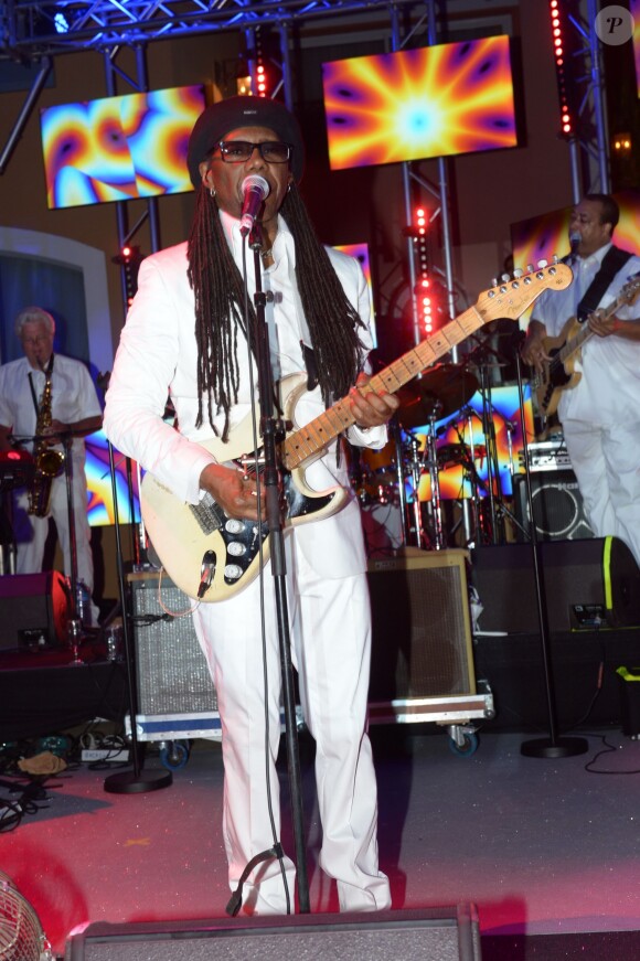 Niel Rogers le jeudi 17 juillet 2014, à la soirée annuelle du célèbre Byblos, à Saint-Tropez. 