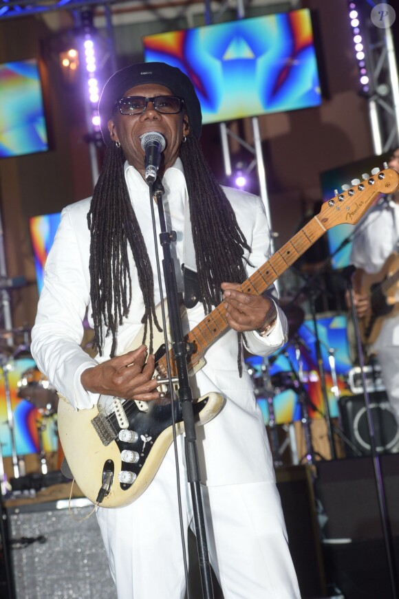 Niel Rogers le jeudi 17 juillet 2014, à la soirée annuelle du célèbre Byblos, à Saint-Tropez. 