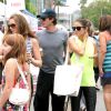 L'acteur Ian Somerhalder et Nikki Reed se baladent au marché de Studio city, à Los Angeles, le 20 juillet 2014.
