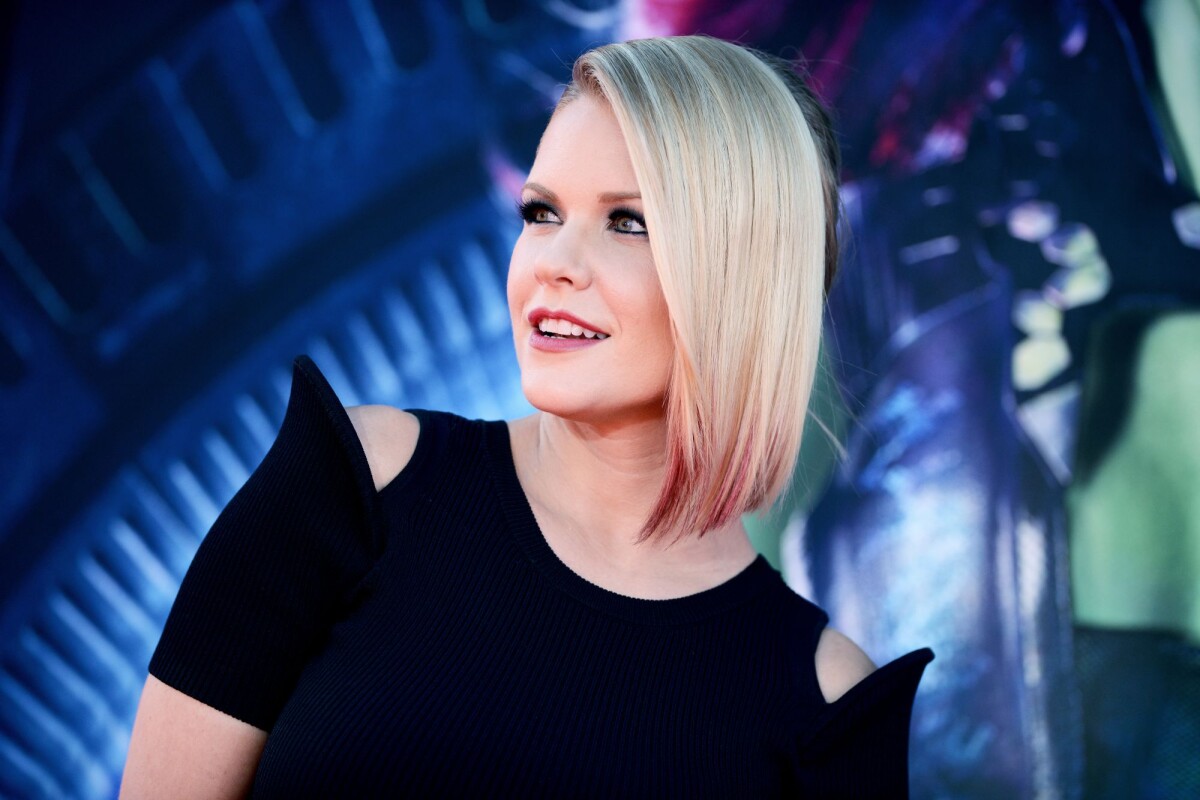 Photo : Carrie Keagan à la première mondiale du film Les Gardiens de la