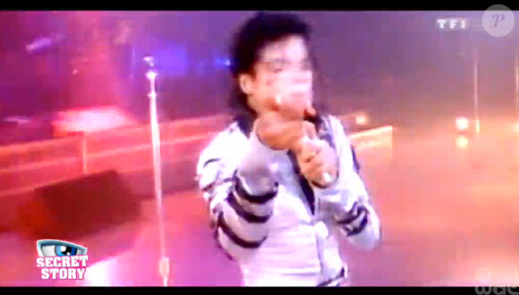 Michael Jackson est au coeur de l'un des plus forts secrets de cette saison (Secret Story 8, le vendredi 18 juillet 2014.)