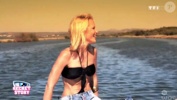 Joanna, candidate de Secret Story 8, dans son portrait (Secret Story 8, le vendredi 18 juillet 2014.)