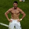 Cristiano Ronaldo lors de la finale de la Ligue des Champions entre le Real Madrid et l'Atletico au stade de la Luz à Lisbonne le 24 mai 2014