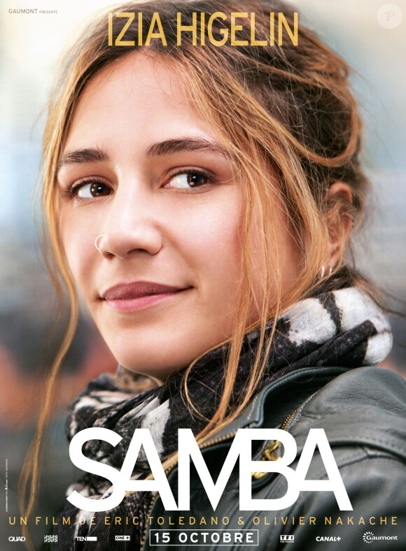 Affiche du film Samba d'Eric Toledano et Olivier Nakache avec Izia Higelin