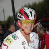 Exclusif - Christian Morin sur la 20e étape du Tour de France lors de l'Etape du Coeur pour le compte de l'association Mécénat Chirurgie Cardiaque à Périgueux le 26 juillet 2014.