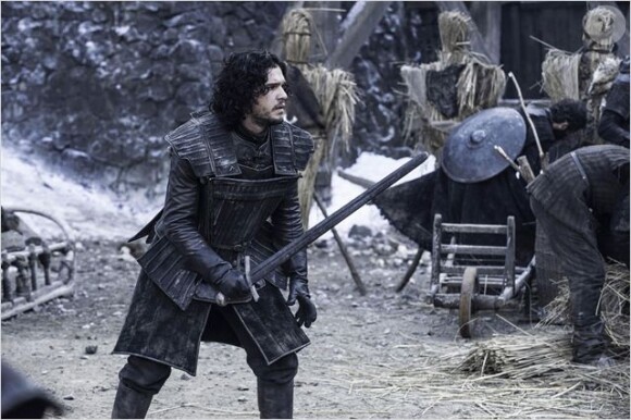 Kit Harrington dans la saison 4 de "Game of Thrones", printemps 2014.
